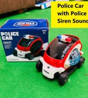 Police Car With Police Siren Sound